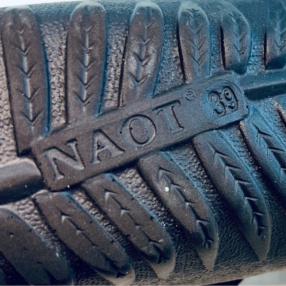 Naot Metallic Pewter Silver Bronze Rongo Mary Jane Slingback Flat Shoes, sz 39 8 - Picture 10 of 12